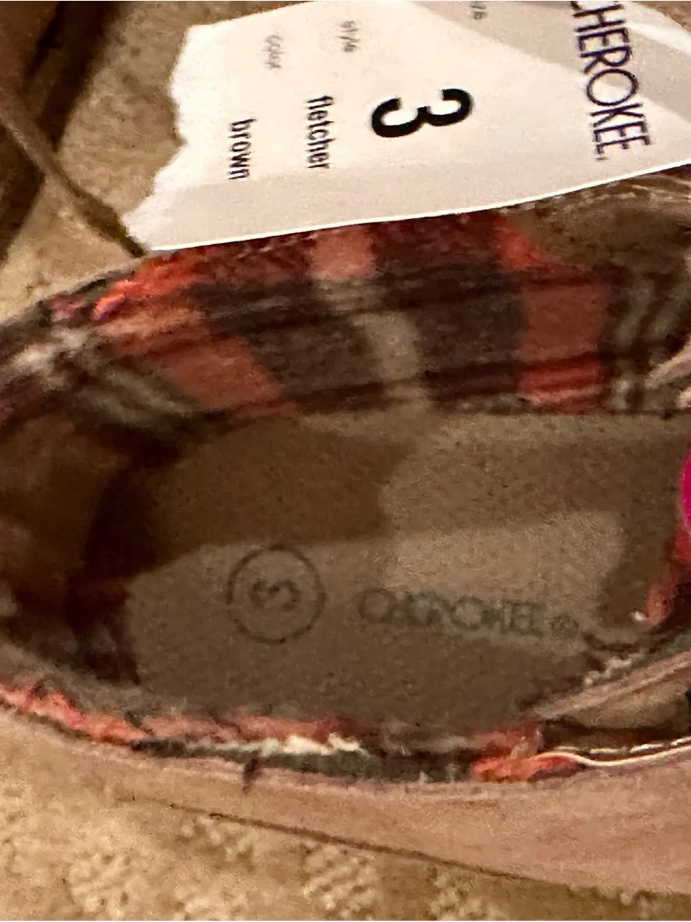 Cherokee genuine suede